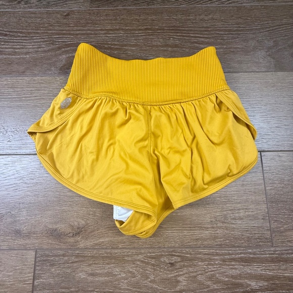 FP Movement by Free People Game Time Shorts Golden Yellow, Size S, Retro Fit - Picture 2 of 14